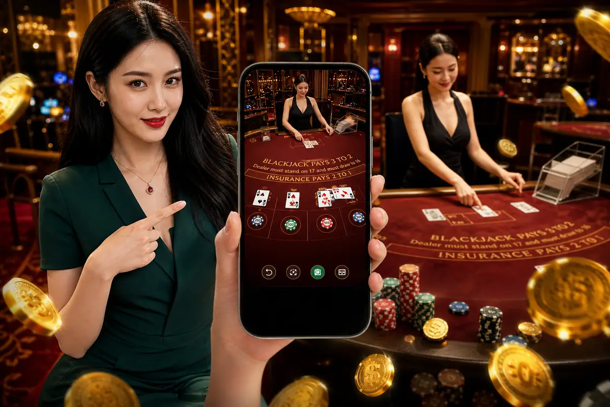 happywin Casino meja baccarat dealer langsung